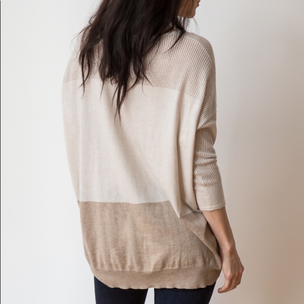 Color Block Sweater Top - Picture 3 of 3